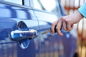 Auto lock used after locksmith service